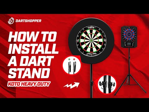 How to Install your Dartboard Stand! KOTO Heavy Duty 🎯